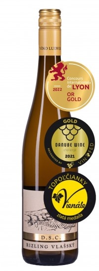 Víno Ludvik - Rizling Vlašský 2021 suché *Top 100 wine from Slovakia, by Slovak National Collection of Wine* 
